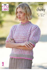 King Cole Flair Solo Chunky Pattern 6592 - Tank Top & Sweater
