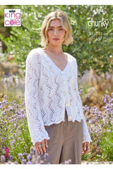 King Cole Flair Solo Chunky Pattern 6594 - Cardigan & Tank Top