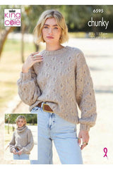 King Cole Flair Solo Chunky Pattern 6595 - Tank Top, Sweater & Cowls