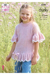 King Cole Flair Solo Chunky Pattern 6598 - Sweater, Cardigan & Tank Top