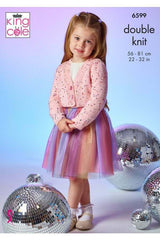 King Cole Dazzle DK Pattern 6599 - Cardigans