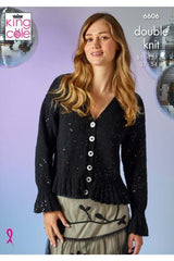 King Cole Dazzle DK Pattern 6606 - Cardigan & Top