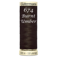 Haberdashery - Gütermann Sew-all thread 100m - Beige/Brown