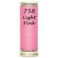 Haberdashery - Gütermann Sew-all thread 100m - Red/Pink