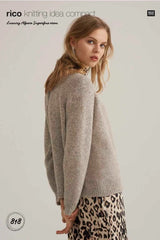 Rico Luxury Alpaca Superfine Aran Pattern 818 -  Sweater