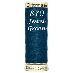 Haberdashery - Gütermann Sew-all thread 100m - Green