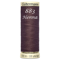 Haberdashery - Gütermann Sew-all thread 100m - Beige/Brown