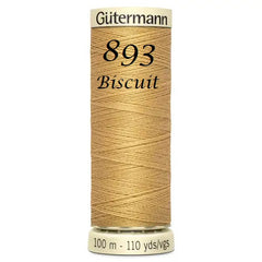 Haberdashery - Gütermann Sew-all thread 100m - Beige/Brown