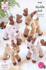 King Cole Truffle Pattern 9167 - Reindeers
