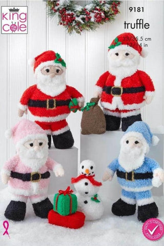 King Cole Truffle Pattern 9181 - Santas