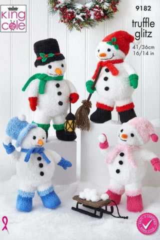 King Cole Truffle Glitz Pattern 9182 - Snowmen