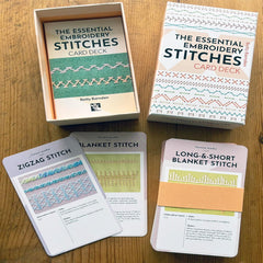 The Essential Embroidery Stitches Card Deck - 50 Versatile Stitches