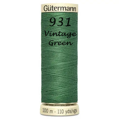 Haberdashery - Gütermann Sew-all thread 100m - Green
