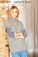 Stylecraft Life DK Pattern 9547 - Sweater & Tunic