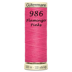 Haberdashery - Gütermann Sew-all thread 100m - Red/Pink