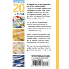 Book - All-New Twenty To Make One-Patch Quilts
