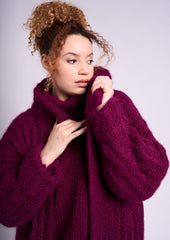 MODE at Rowan Mohair Soft Pattern MIP97 - Aeron Cardigan by Quail Studio