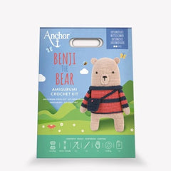 Benji the Bear Amigurumi Crochet Kit