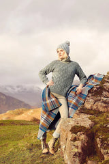 Rico Fashion Modern Tweed Aran Pattern 1059 - Sweater, Cardigan & Tank Top