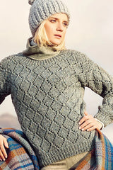 Rico Fashion Modern Tweed Aran Pattern 1059 - Sweater, Cardigan & Tank Top