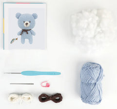 Bobby the Bear Amigurumi Crochet Kit