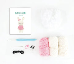 Martha the Rabbit Amigurumi Crochet Kit