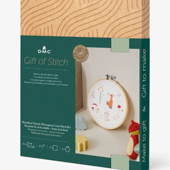 DMC Woodland Friends Monogram - Easy Cross Stitch Kit BK1968