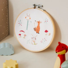 DMC Woodland Friends Monogram - Easy Cross Stitch Kit BK1968