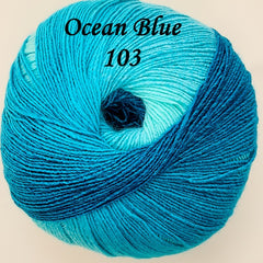 Sirdar Jewelspun Ombre Aran Pattern 10845 - Truly Madly Deep V Sweater