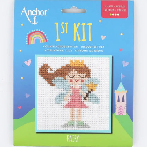 Anchor 1st Counted Cross Stitch Kit – Mermaid