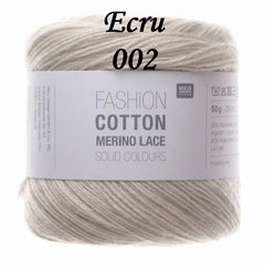 Rico Fashion Cotton Merino Lace Solid Colours