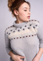 MODE at Rowan Mohair Soft Pattern MIP94 - Florence Sweater by Quail Studio
