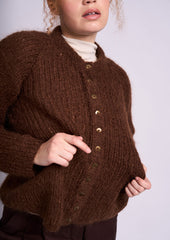 MODE at Rowan Mohair Soft Pattern MIP93 - Garda Cardigan by Quail Studio
