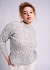 MODE at Rowan Mohair Soft Pattern MIP96 - Genoa Sweater by Quail Studio