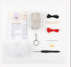 Hank the Hippo Mini Amigurumi Keyring Kit
