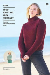 Rico Luxury Alpaca Superfine Aran Pattern 1304 - Sweater