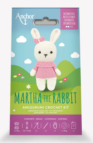 Martha the Rabbit Amigurumi Crochet Kit