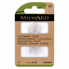 Haberdashery - Hand Sewing Needles - Chenille Needles by Milward