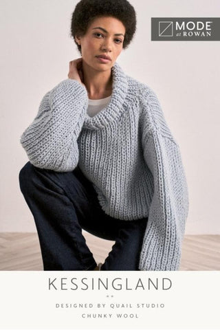 MODE at Rowan Chunky Wool Pattern MIP25 - Kessingland Sweater by Quail Studio