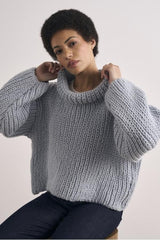 MODE at Rowan Chunky Wool Pattern MIP25 - Kessingland Sweater by Quail Studio