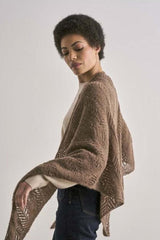 MODE at Rowan Alpaca Haze Pattern MIP9 - Pier Shawl & Metton Hat by Martin Storey & Quail Studio