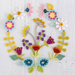 Crochet Collage Garden Book by Chris Norrington