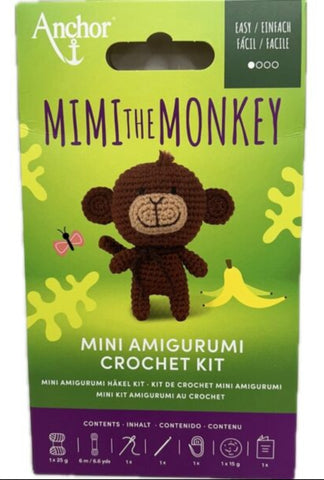 Mimi the Monkey Amigurumi Crochet Kit
