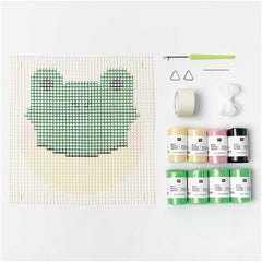 Rico Hooki Hooki Latch Hooking Kit - Frog