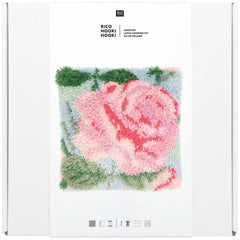 Rico Hooki Hooki Latch Hooking Kit - Rose