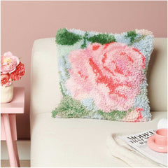 Rico Hooki Hooki Latch Hooking Kit - Rose