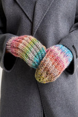 Sirdar Jewelspun with Wool Chunky Pattern 10808 - Marbled Hat & Mittens