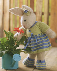 Knitted Rabbits Book by Val Pierce