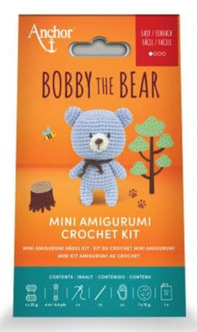 Bobby the Bear Amigurumi Crochet Kit