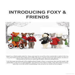 Knit Foxy and Friends Book-6 Beginner Friendly Knitting Patterns and Accessories